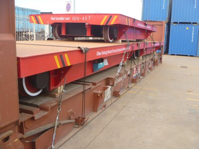 Le chariot en acier à transport ferroviaire de bobine de charge lourde industrielle pour l'usine en aluminium s'appliquent