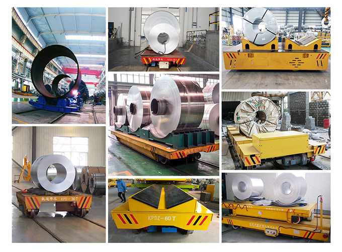 Chariot électrique de transfert de plate-forme de la Chine pour le rail 15 Ton Aluminium Coils Handling