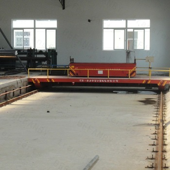 Le transfert adapté aux besoins du client de chemin de fer d'atelier traverse pour l'installation de voiture de rail 40 T