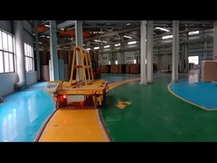 chariot de transport à rail de dalle en pierre