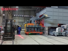 La chaudière est équipée d'une batterie, d'un chariot RGV, d'un véhicule guidé par rail de commande PLC sur mesure.