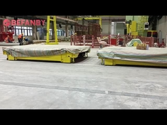 Chariot de transfert de rails à batterie à longue durée de vie, chariot de transport électrique à moule par injection