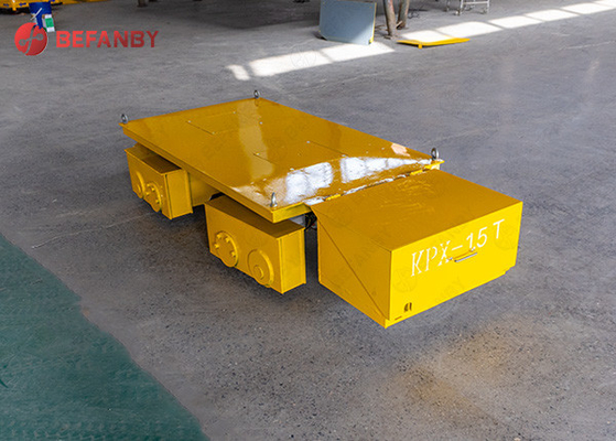 Customized Gearmotor Rail Transfer Trolley Battery Powered 10 Tons