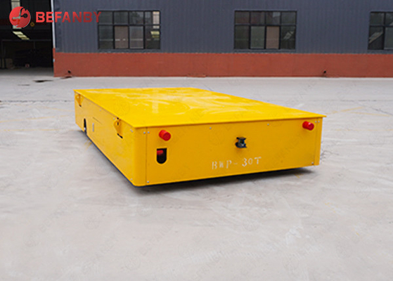Large Capacity Steel Plant Battery Trackless Transfer Trolley