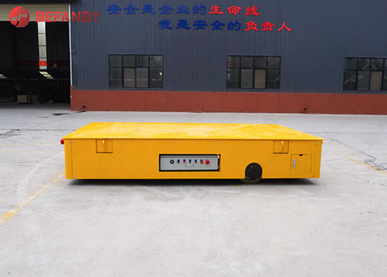 Large Capacity Steel Plant Battery Trackless Transfer Trolley