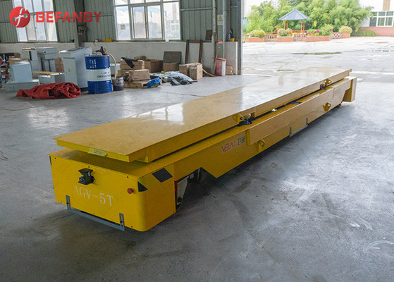 Vehicle Handling 20m/Min Q235 Trackless Transfer Cart