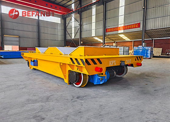 25 Ton High Temperature Proof With Hydraulic Dump Function Transfer Cart