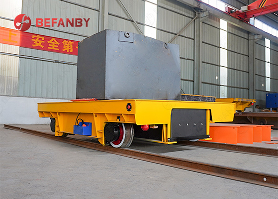 10 Ton Long Lifetime Steel Welding Frame Transfer Vehicle With Battery