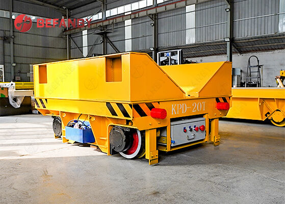 20T Reinforcement And Protection Rail Operated Coil Transfer Trolley