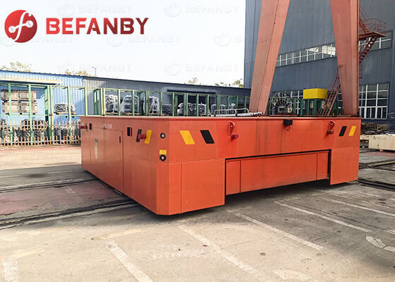 Battery Operated Rail Transfer Cart with Vertical And Horizontal Movement and Customized Load Capacity