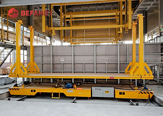 25 Tonne  Cable Reel Operated Transfer Cart With Hydraulic Lift