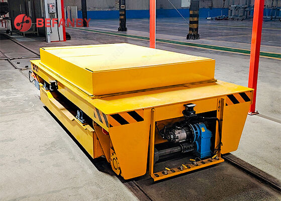 Operated Conveniently 3 Tonne Battery Rail Transfer Cart With DC Moter