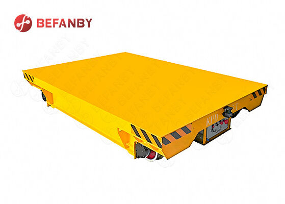 Steerable Battery Operated Trackless Transfer Cart with Customized Load Capacity and Steel Frame