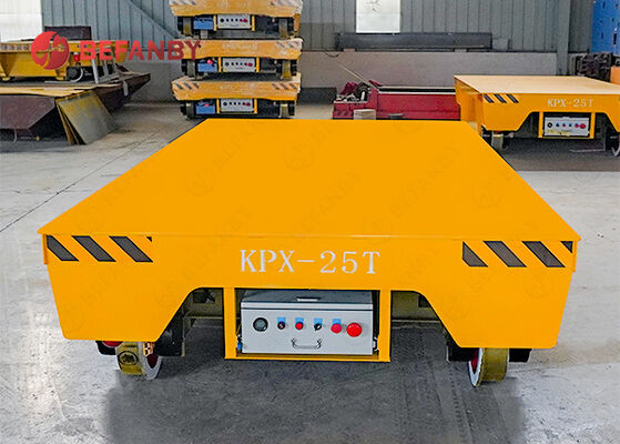 25 Tonne Battery Operated Rail Transfer Cart with High-Strength Steel Construction