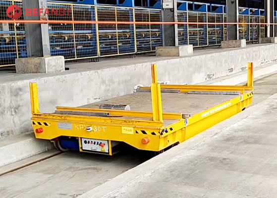 Voiture de transfert de rail de l'atelier 15T pour la manipulation de tuyau d'acier