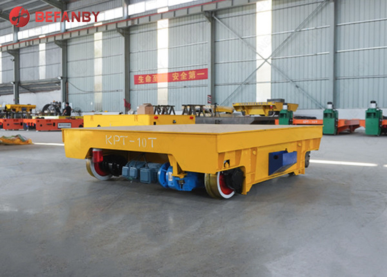 Cast Steel Wheels Cable Reels Track Transfer Carts With 20 Tons Load Capacity