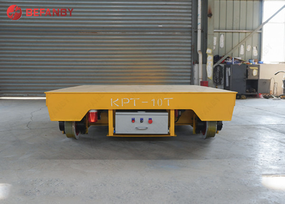 Cast Steel Wheels Cable Reels Track Transfer Carts With 20 Tons Load Capacity