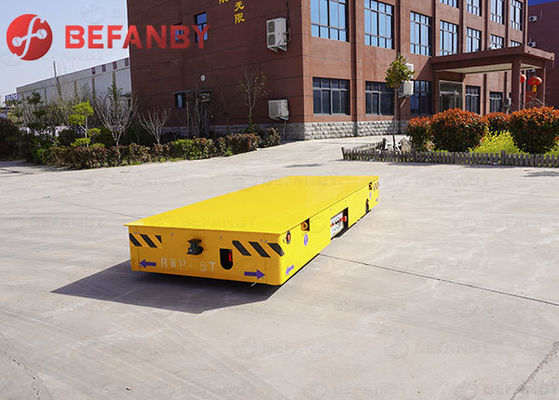 Industrie des chaudières lourdes avec chariots de transfert sans rails à commutateur de limite