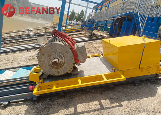 Professional Used In Ports Slopes Electrical Rail Transfer Cart