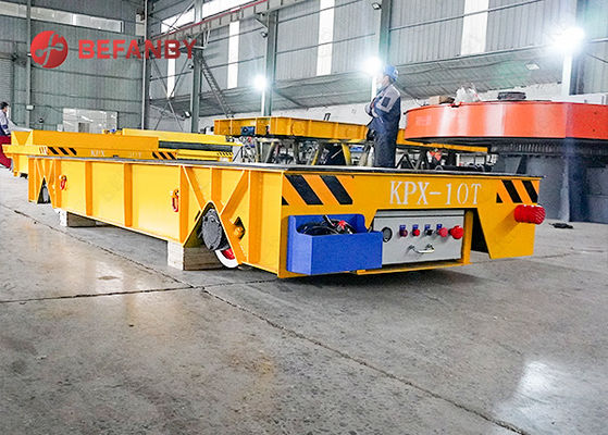 Anti mouvement de capacité de charge du charriot de transfert de cylindre de chariot de transfert de batterie de la chaleur 1 - 300 sur des rails