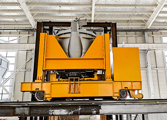 Trolley de transfert de bobine de rail personnalisé avec ligne de production