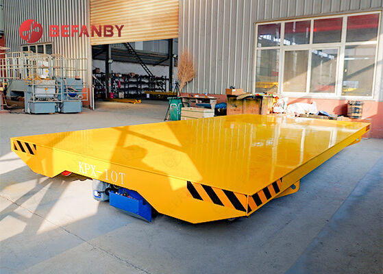 Structure de la poutre de boîte Chariot de transfert de matériau à batterie avec capacité de charge personnalisée