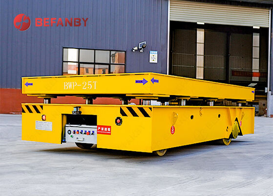 Chariot de transfert sans rail professionnel pour moulerie avec levage hydraulique