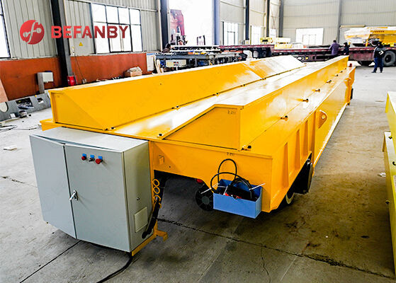 Chariots de transfert de bobines personnalisés pour usine de tuyaux en acier