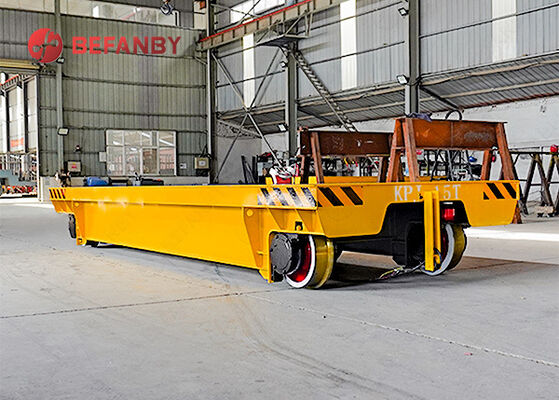 15 Tonne Rail Transfer Cart with Cable Reel Power Supply and Remote Control Operation