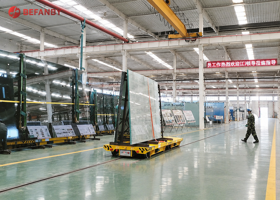 Q235 à distance 20m/Min 15 Ton Marble Rail Transfer Cart