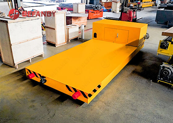 Chariot de transport électrique sur rail de taille de table personnalisée avec télécommande