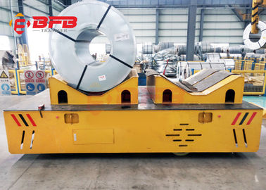 Battery Operated Hydraulic Lifting System Steel Coil Trailers Material Handling Equipment