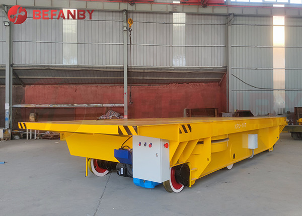 L'industrie a motorisé le chariot électrique de rail matériel de transfert 100 tonnes