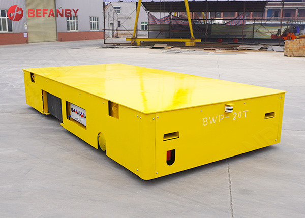 Chariot Railless de charge lourde de transfert automatisé par batterie 15 tonnes