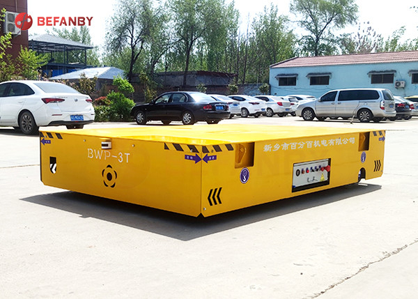 Plate-forme pendante de cargaison de Ton Heavy Trolley Carts Electric du contrôle 30 de panneau
